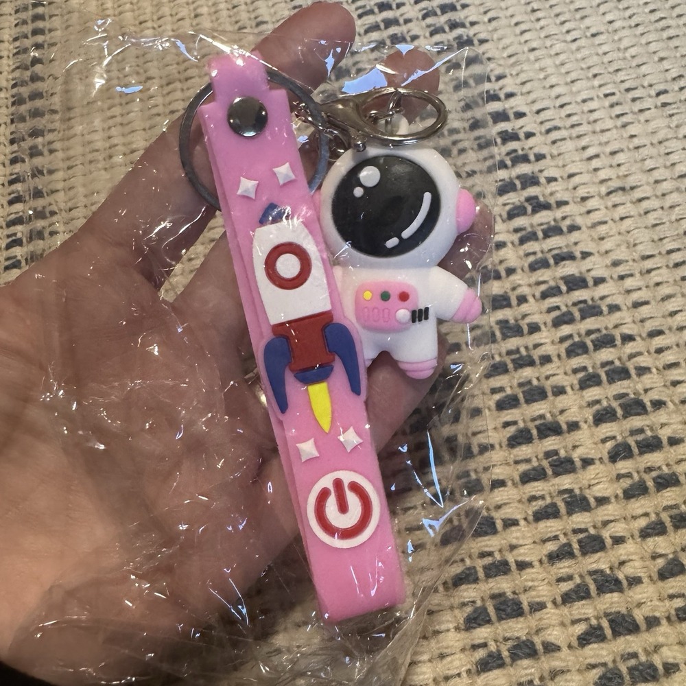 Cute Kawaii Cartoon Panda Astronaut Keychain Pendant Hot Gifts